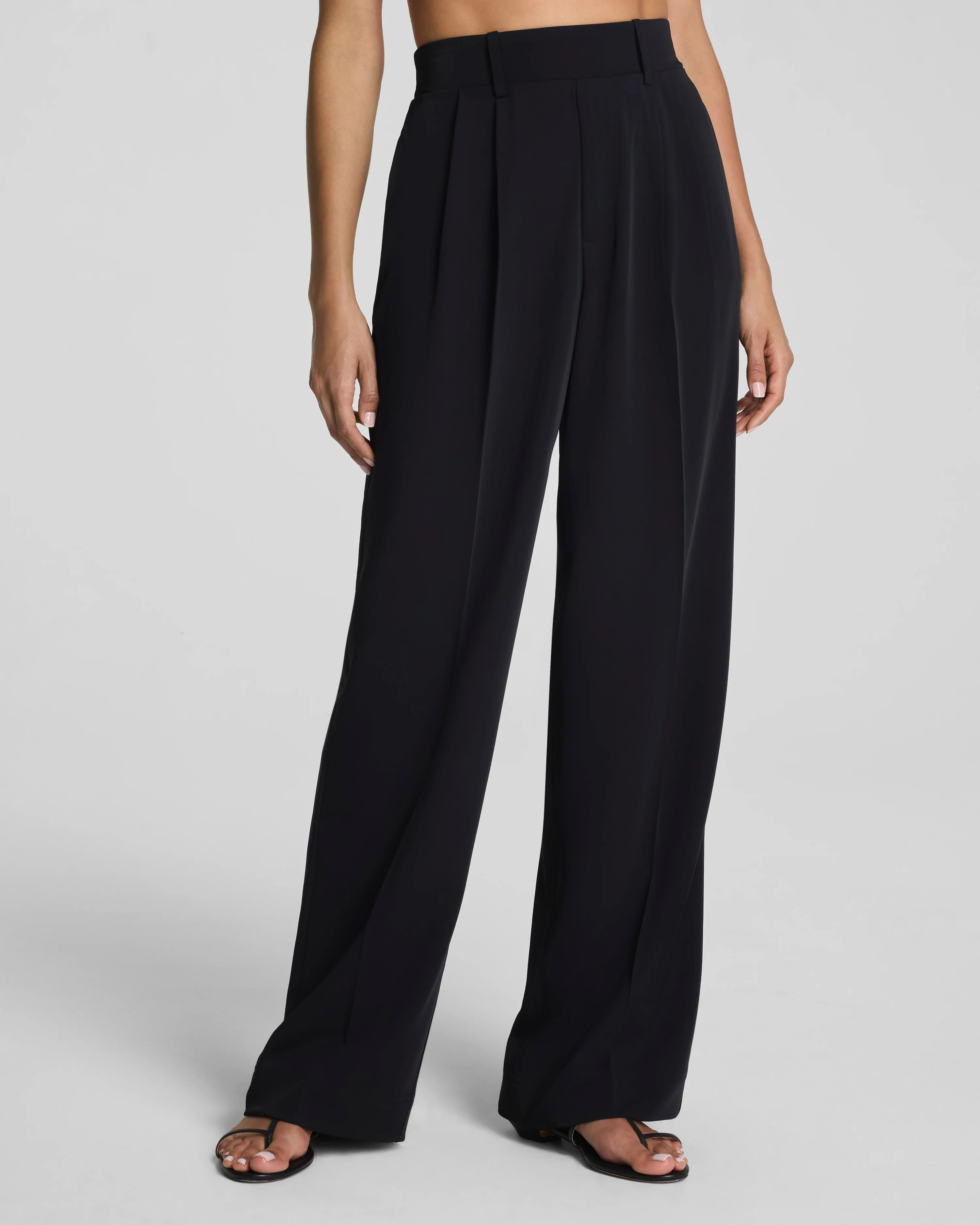 SPANX\u00ae CarryOn Pleated Wide Leg Pants | Travel-Friendly Wide Leg Pants | Spanx