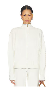 Frankies Bikinis Bea Cable Knit Sweater in Honeymoon from Revolve.com | Revolve Clothing (Global)