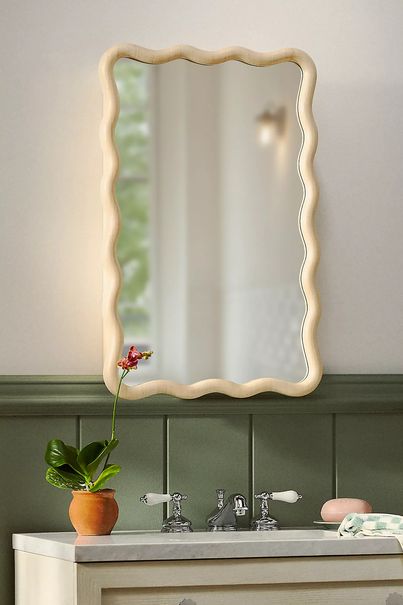 Candace Natural Mirrored Medicine Cabinet | Anthropologie (US)