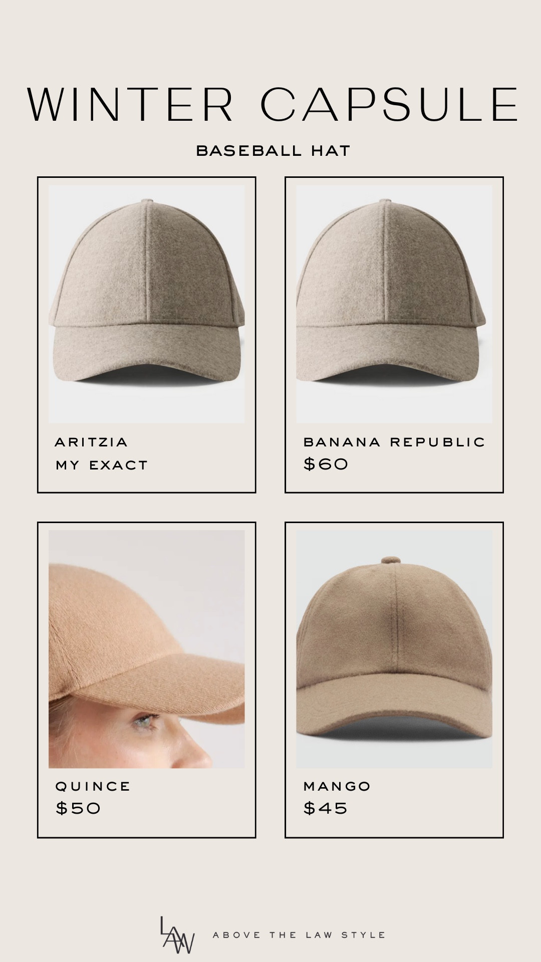 Winter Capsule: Wool Baseball Hat

#LTKStyleTip #LTKFindsUnder50 #LTKFindsUnder100