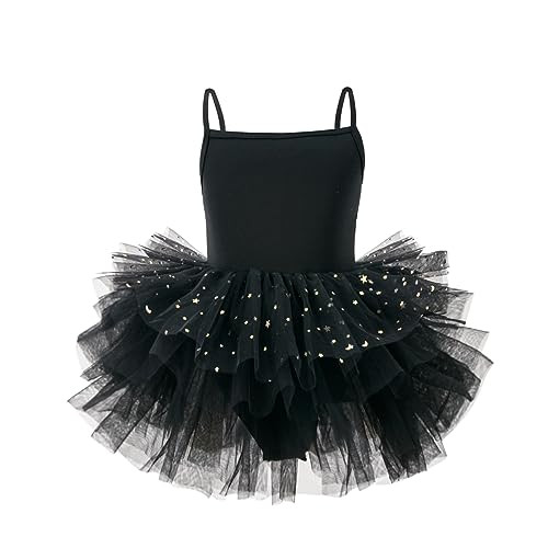 Toddler Girls Tutu Dresses Strap Shiny Tulle Ballet Leotard Ballerina Costume for Dance | Amazon (US)