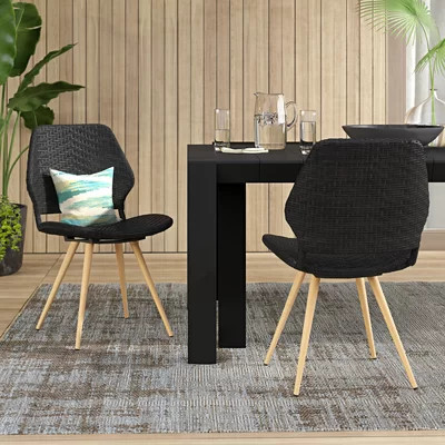 Davidmichael Wicker Patio Dining Chair | Wayfair North America