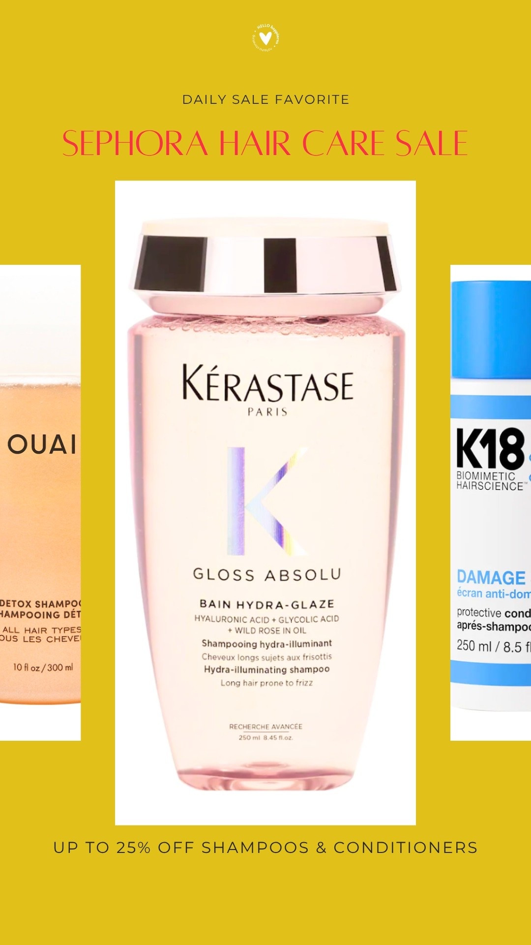 If your hair needs a little love, now's the time! 🤍 Sephora's hair event has up to 25% off shampoos & conditioners, including some of my all-time favorites. ✨

#LTKgrwm #LTKSaleAlert #LTKBeauty