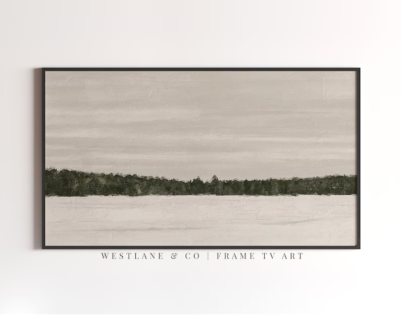 Samsung Frame TV Country Christmas Winter Landscape Painting | DIGITAL TV Art | Etsy (US)