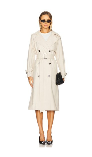 Mason Trench Coat in Khaki | Revolve Clothing (Global)