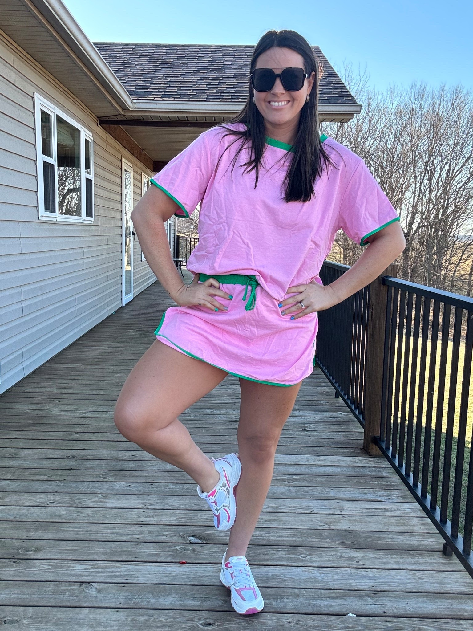 Comfy & cute matchin set + sneakers 

#LTKActive #LTKmomlife #LTKootd