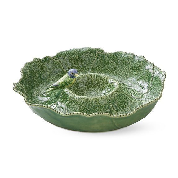 AERIN Figural Leaf Chip & Dip Platter | Williams-Sonoma