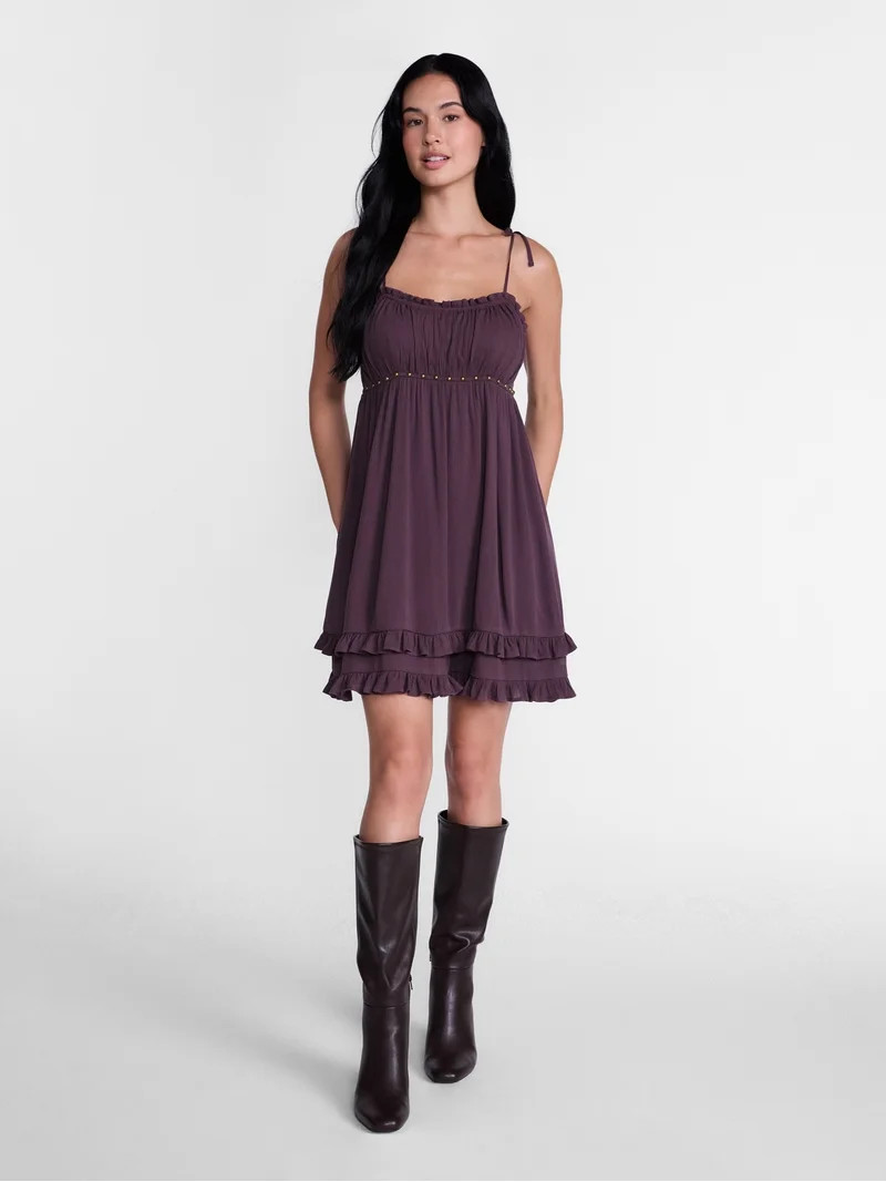 Madden NYC Women\u2019s Ruffle Mini Dress, Sizes XXS-XXL | Walmart (US)