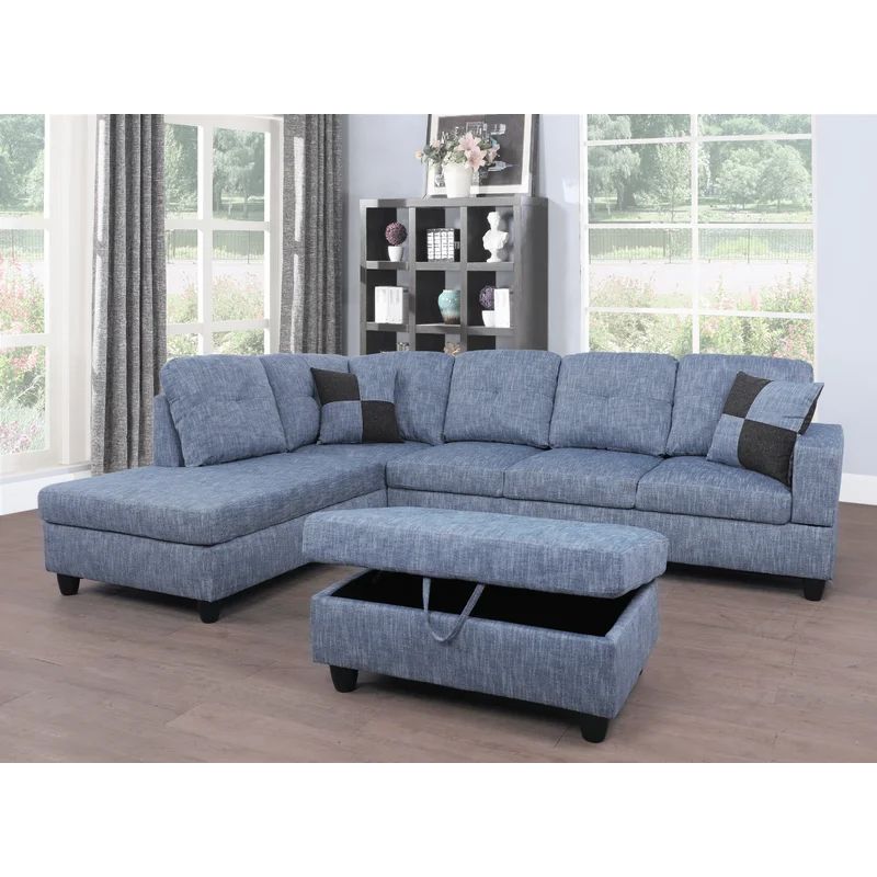 Ahtsham 3 - Piece Upholstered Sectional | Wayfair North America