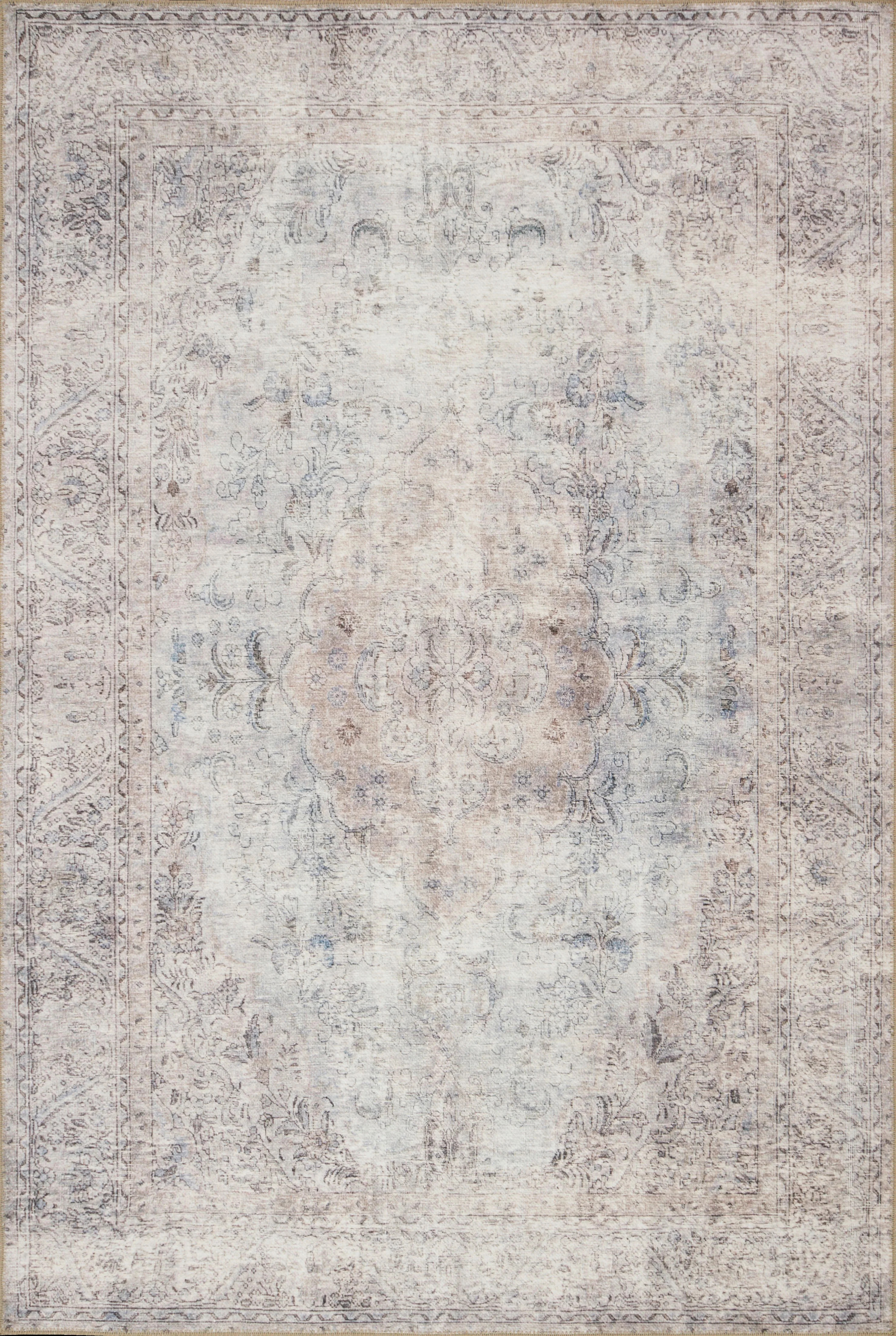 Loloi II Loren Collection LQ-04 Silver / Slate Oriental Area Rug 8'-4" x 11'-6" - Walmart.com | Walmart (US)