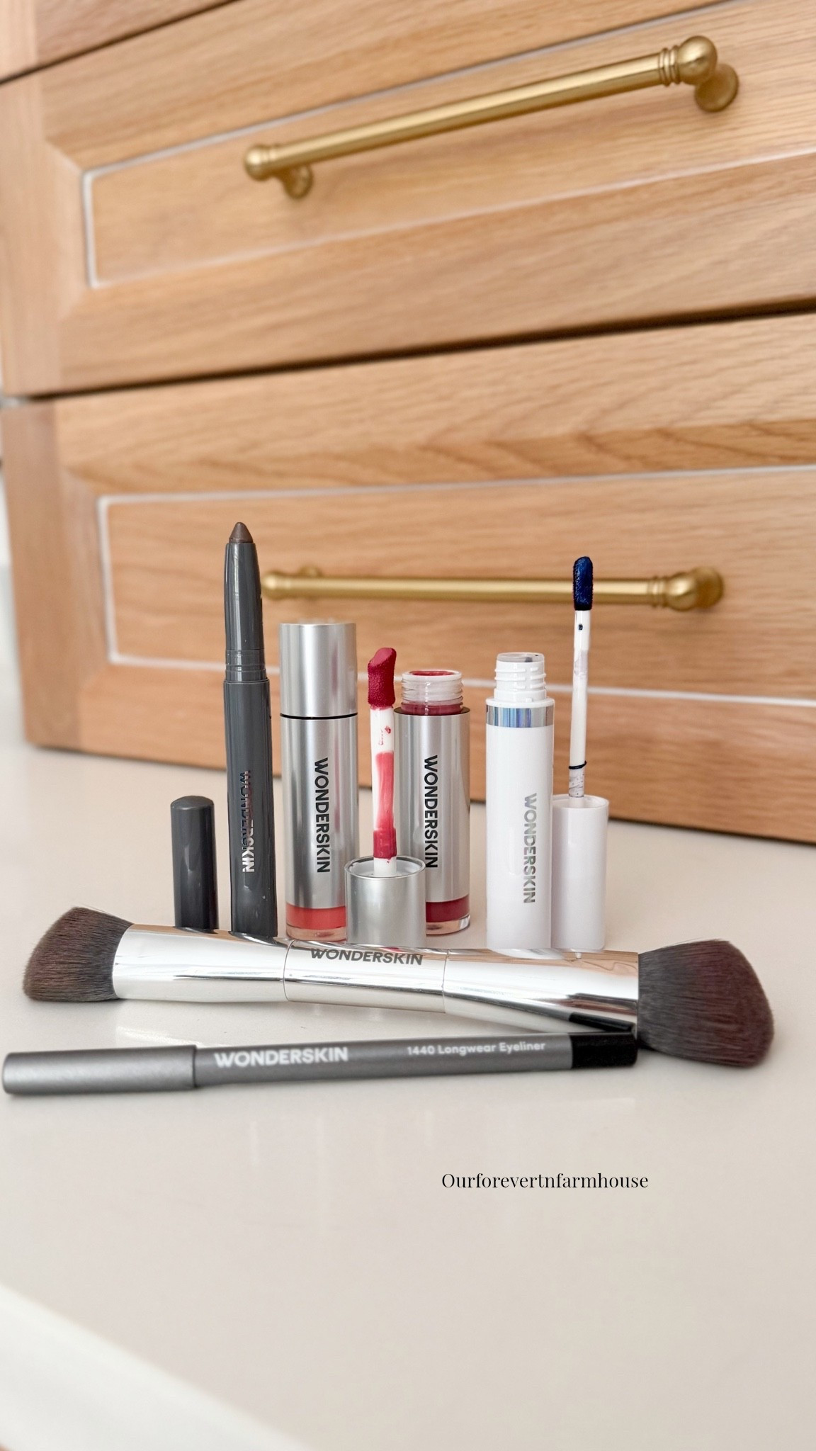 I’m all about creamy, effortless makeup that doesn’t cake, crack, or fade halfway through the day. I want skin that still looks like skin just a little more polished. ✨

I’ve been loving these Wonder Skin favorites because they really deliver that your skin but better finish without the dry powdery look I usually try to avoid.

The All Day Lip Stain gives you bold lipstick payoff with stain like staying power so it lasts without constant touch ups.

The 1440 Eyeliner glides on so smoothly with no tugging and stays put all day thanks to its waterproof, smudge proof formula.

The eyeshadow stick is one of those quick no fuss products that makes getting ready so easy with soft blendable color, a cooling feel, and serious staying power.

And the blush stain paired with the dual ended brush is what really pulls it all together. It blends like a cream, sets like a stain, and gives the most natural soft focus flush that does not disappear by midday.

If you like makeup that looks fresh, lasts all day, and still feels comfortable on the skin this line is worth trying.