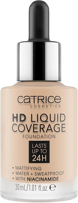 Catrice | HD Liquid Coverage Foundation | 24H Wear, Matte Finish, High Coverage, Waterproof Formu... | Amazon (US)
