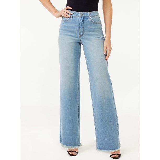 Sofia Jeans by Sofia Vergara Women's Diana Super High Rise Palazzo Jeans | Walmart (US)