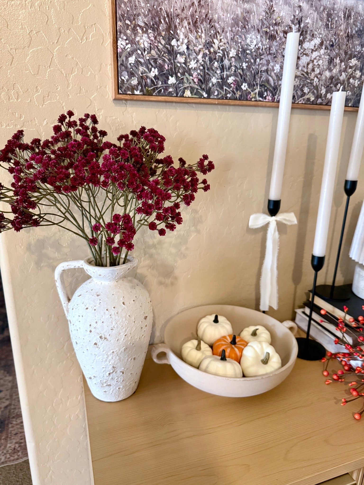 Cute and affordable fall stems from Michaels Stores. These will be great for Christmas too. $2.99 for a piece, the stem is 29” long. I got just 3. 



Fall decor, fall stems, autumn, Michaels fall decor, fall entryway styling , fall vase 

#LTKFindsUnder50 #LTKHome #LTKSeasonal #LTKSaleAlert