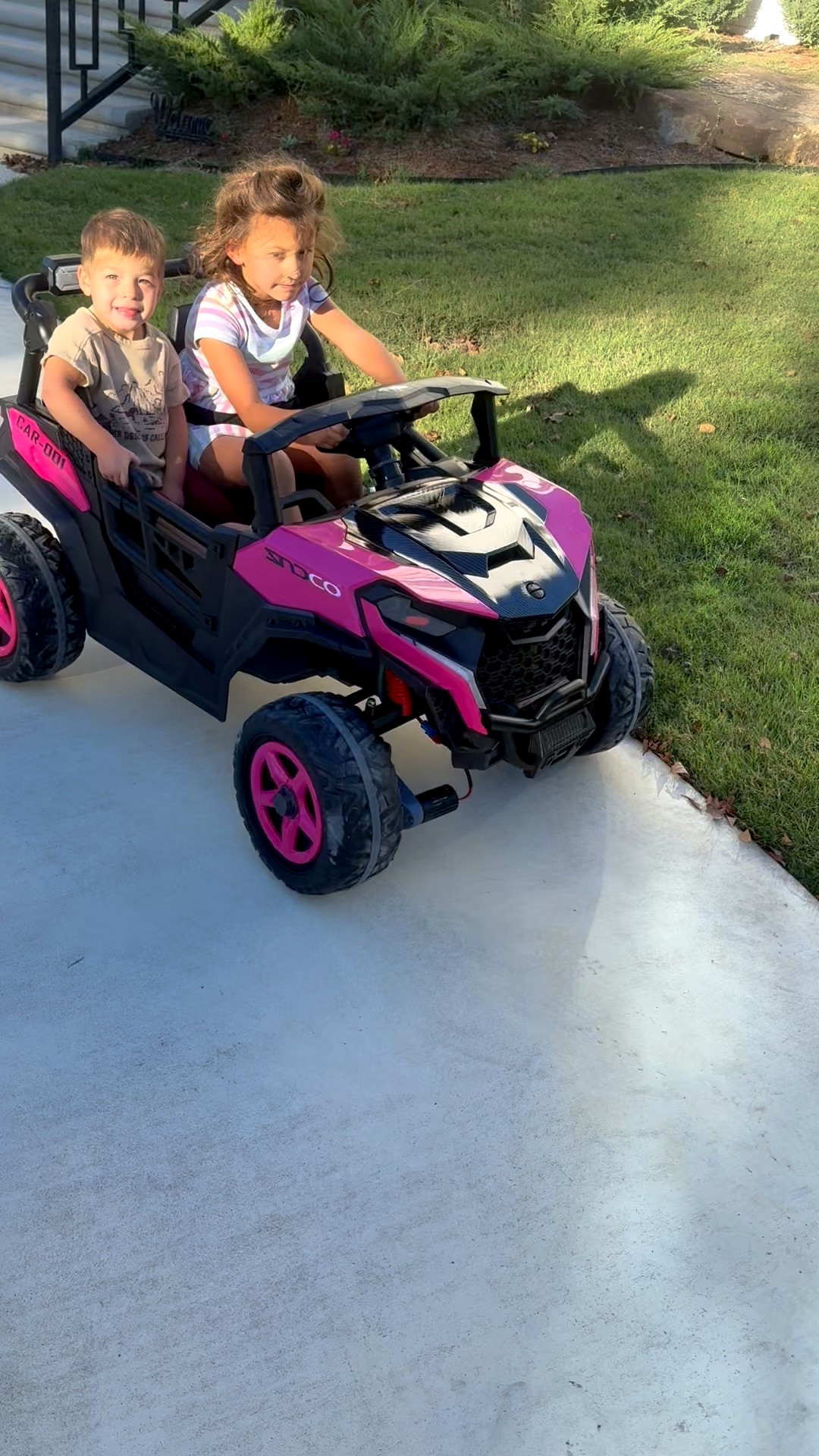 Great Christmas Gift!
Battery operated electric vehicle. Use with remote or without. 2 wheel and 4 wheel drive. Seats 2, lights, radio and comes in several colors. Santa gift for sure!

#LTKFamily #LTKSeasonal #LTKKids