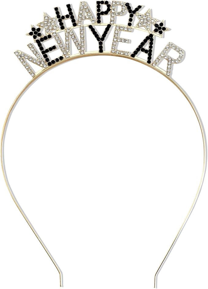 Happy New Year Headband Accessories for New Years Party Supplies | Amazon (US)