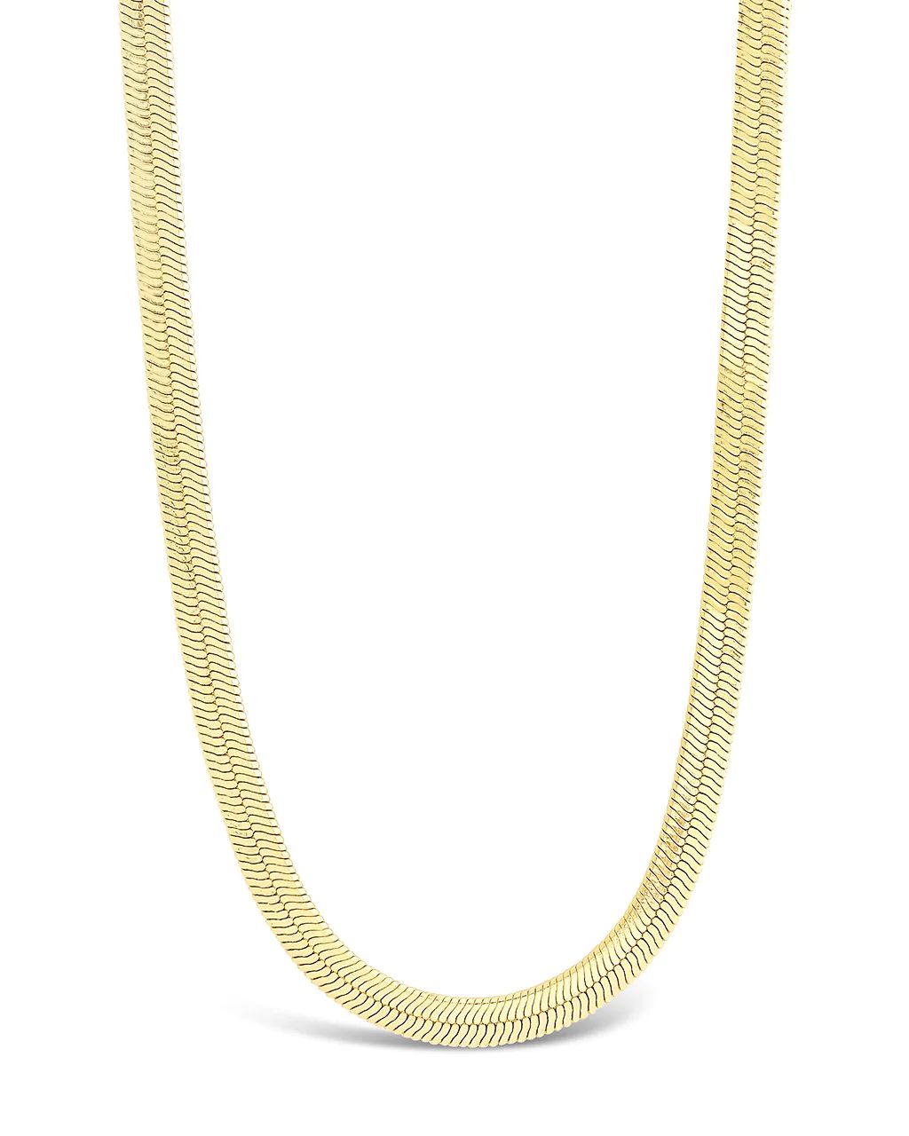 Herringbone Chain Necklace | Sterling Forever