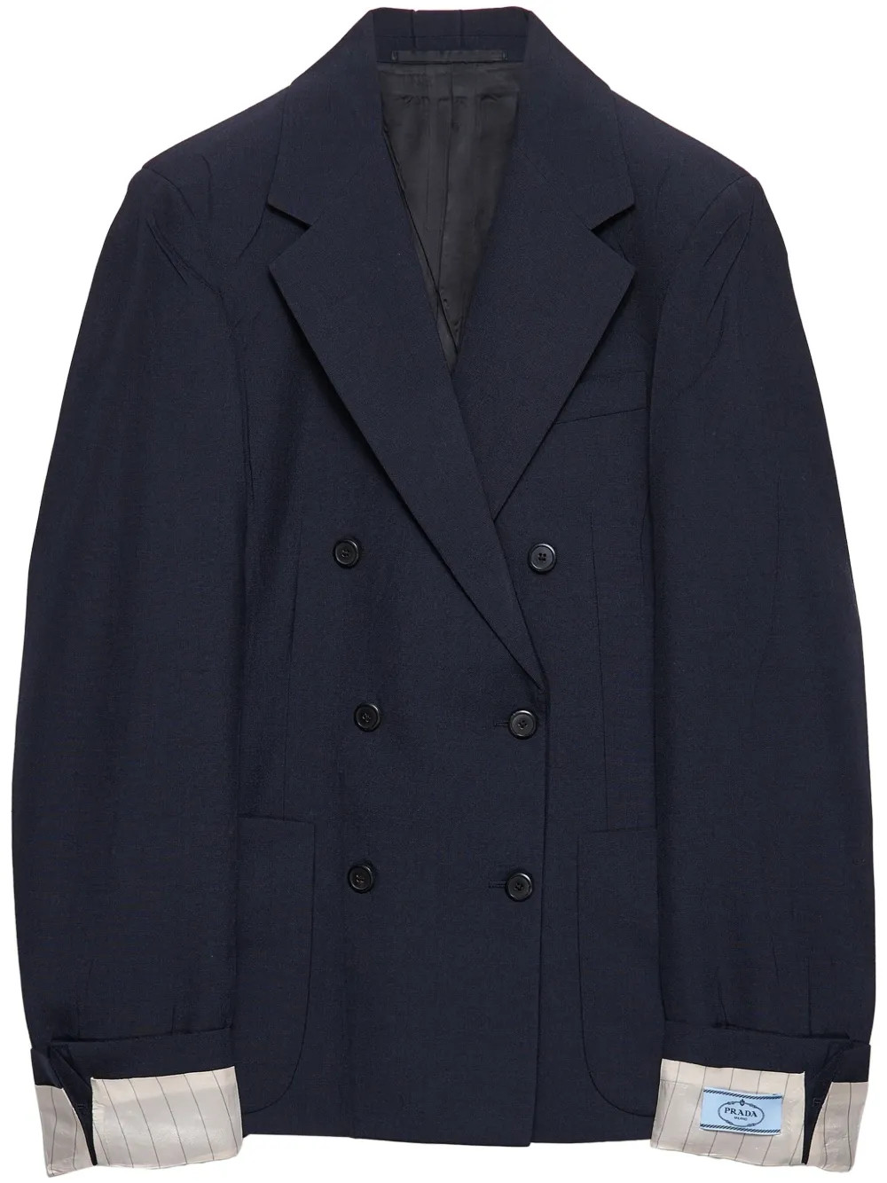 double-breasted kid mohair blazer | Farfetch Global