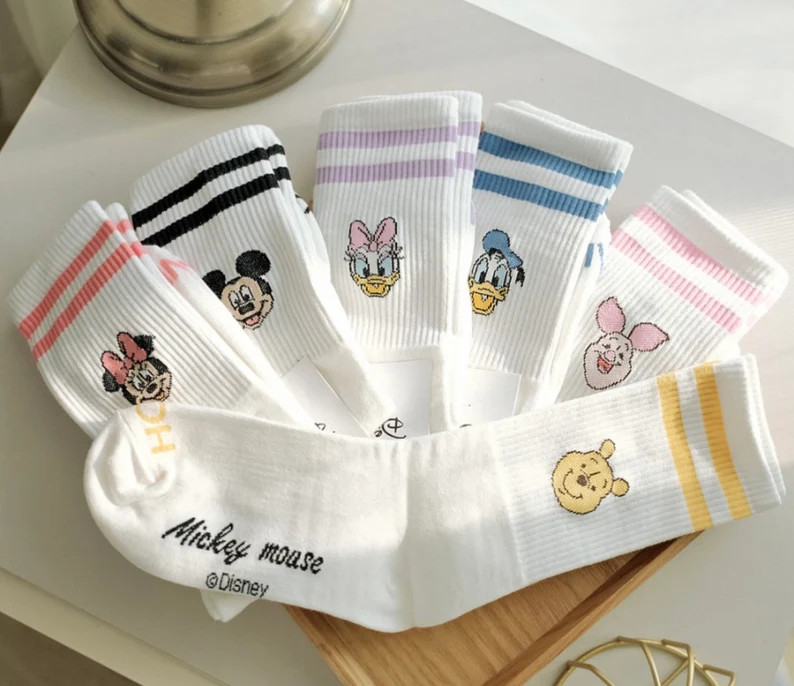 Women Socks Unisex Socks Disney Friends Socks Cotton Socks - Etsy | Etsy (US)