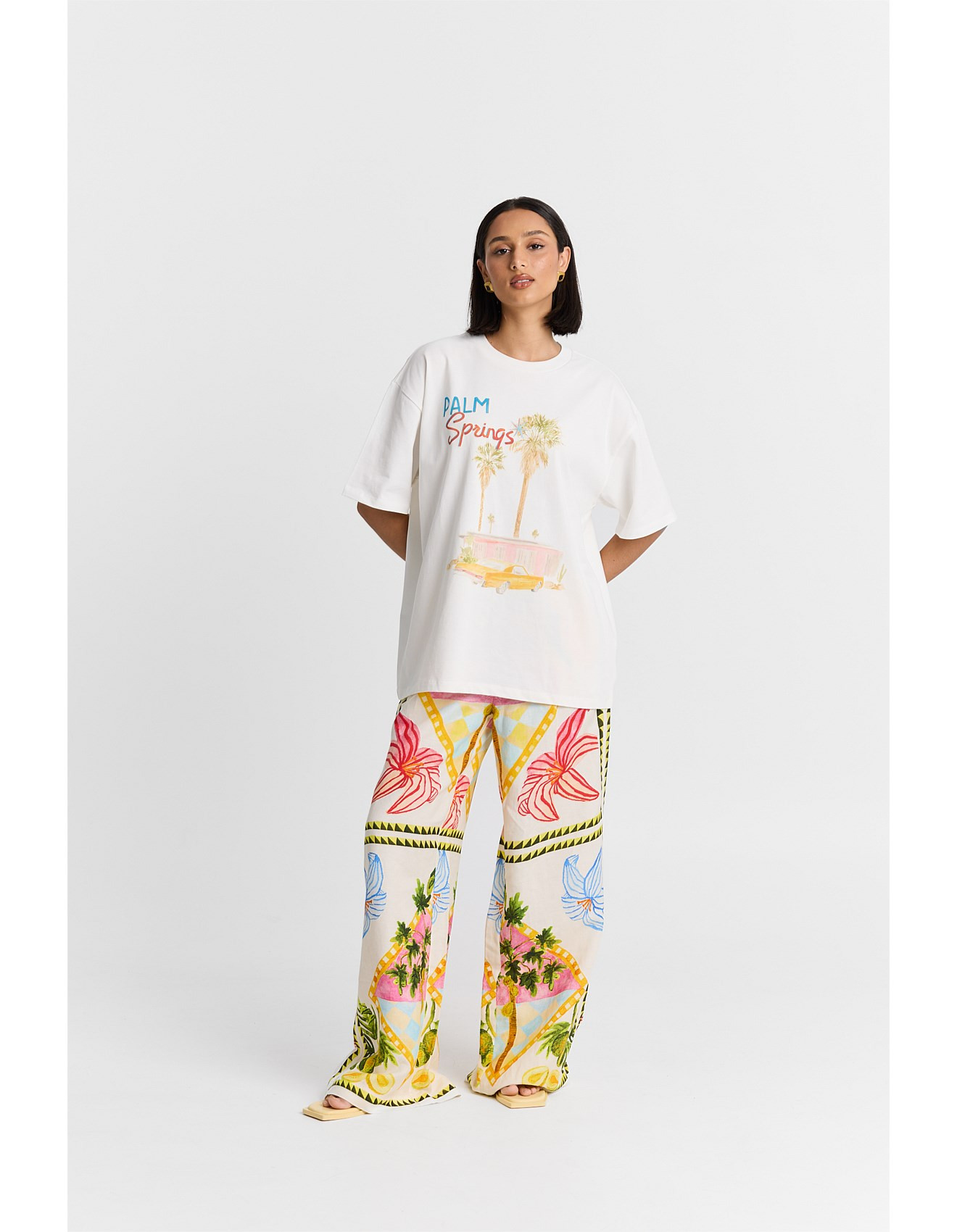Palm Springs Oversize T-Shirt | David Jones (Australia & New Zealand)