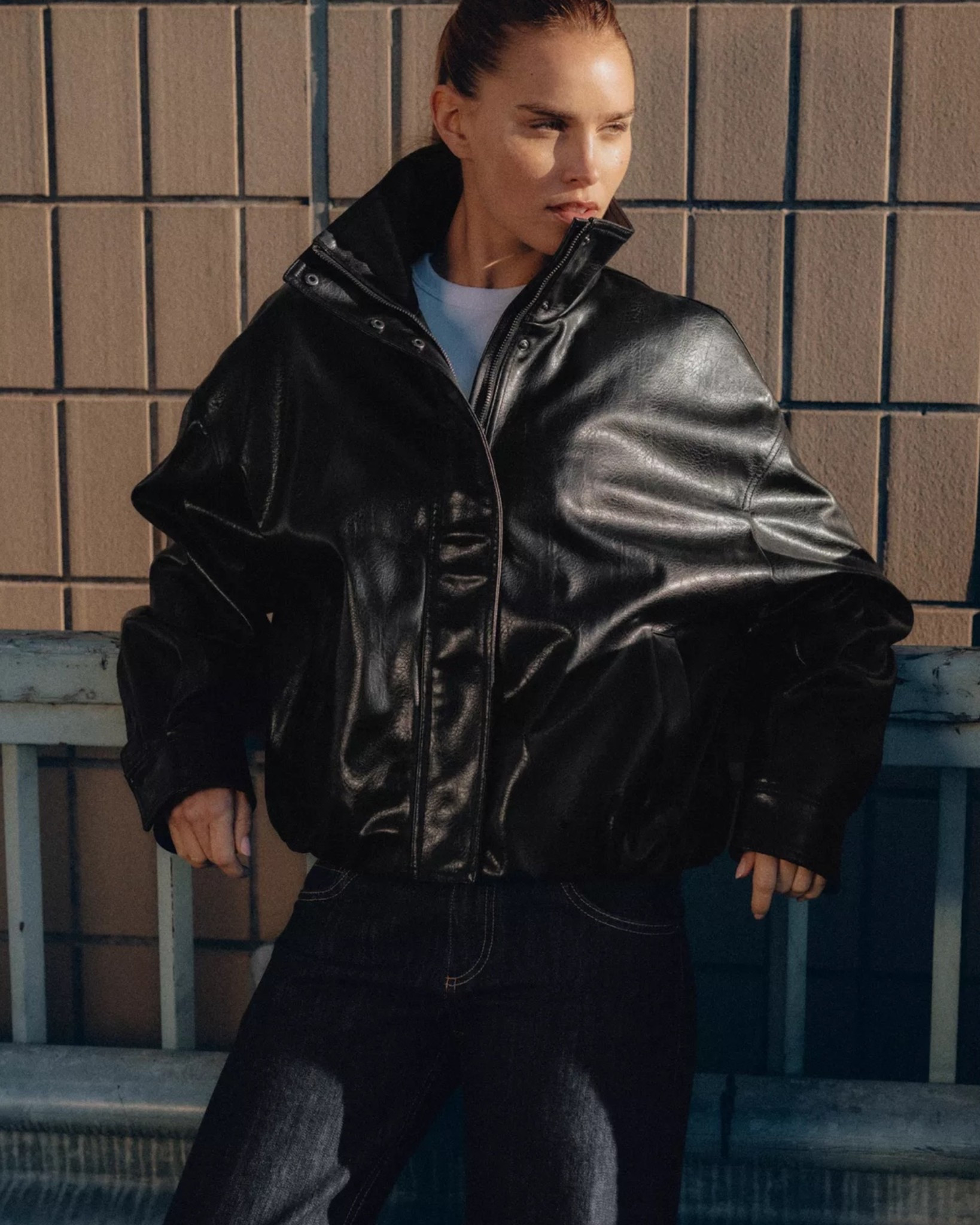 another amazing ZARA faux leather jacket! it’s in stock so be quick 🏃🏽‍♀️ 

#LTKstyletip #LTKuk #LTKautumn