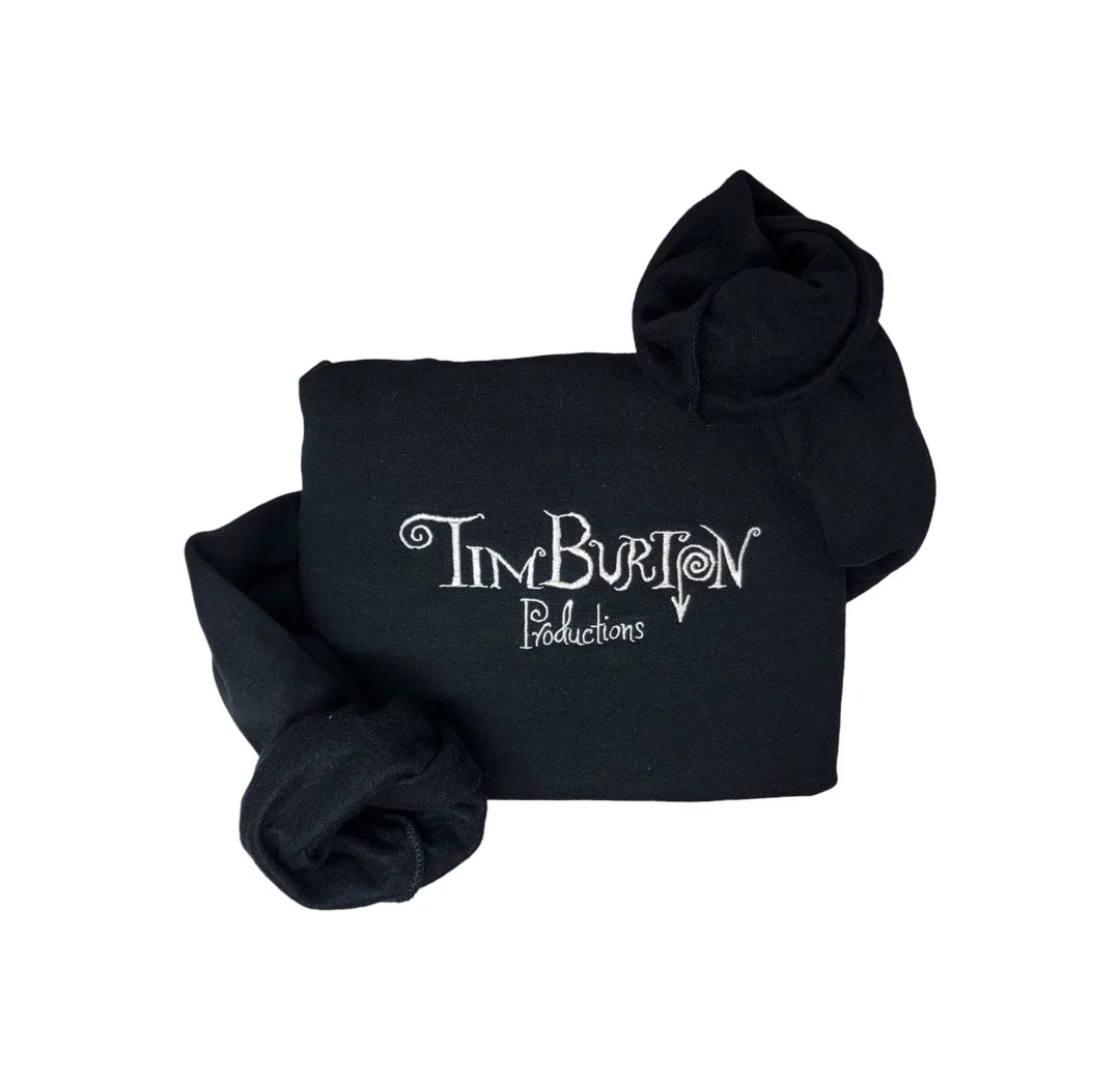 Embroidered Crewneck T.burton Embroidery Design Pinterest - Etsy | Etsy (US)