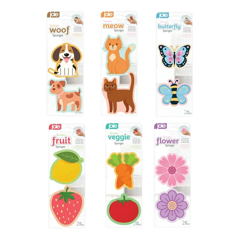 JOIE NOVELTY SPONGES 2PC | Walmart (US)