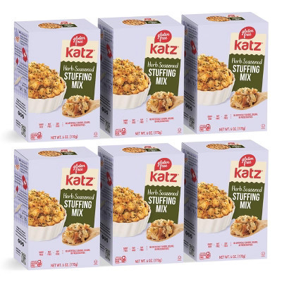 Katz Gluten Free Stuffing - Herb Seasoned - 6 Pack | Target