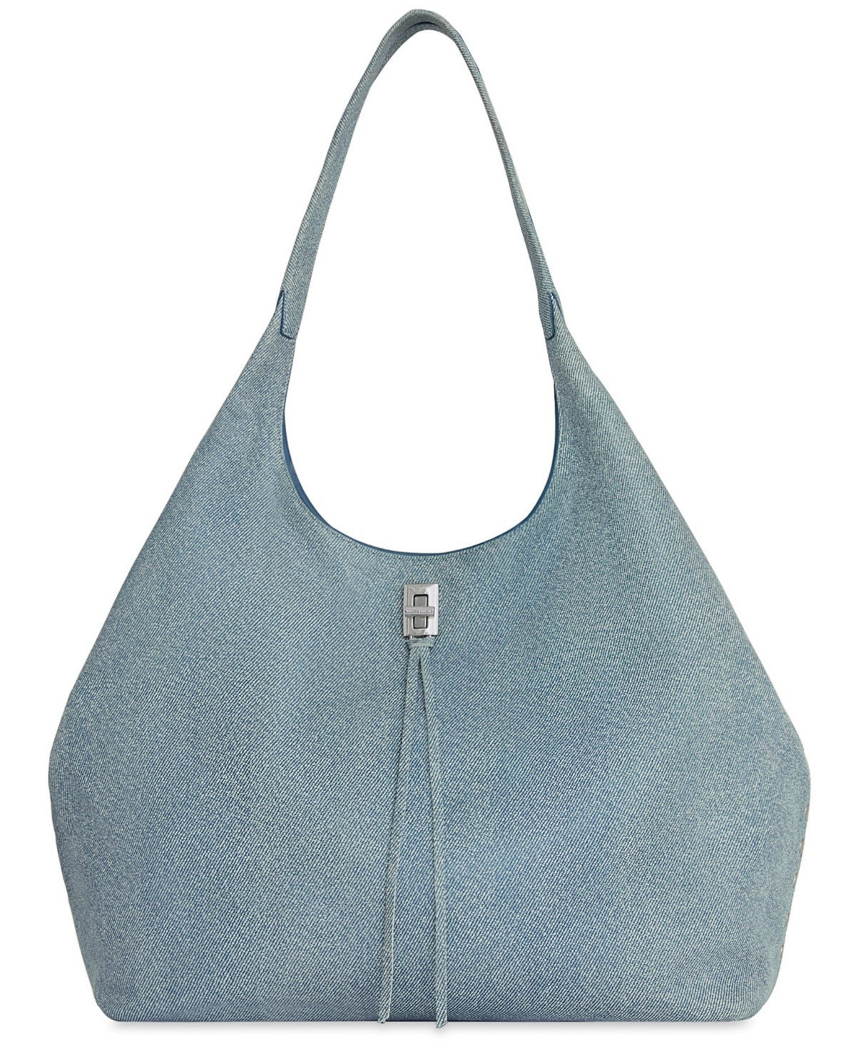 Rebecca Minkoff Darren Signature Carryall Small Hobo Bag - Denim Blue | Macy's