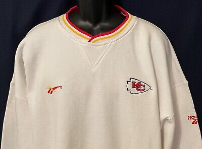 Vintage KANSAS CITY CHIEFS REEBOK CrewNeck Sweatshirt NEW Old Stock OVERSIZED 2X  | eBay | eBay US