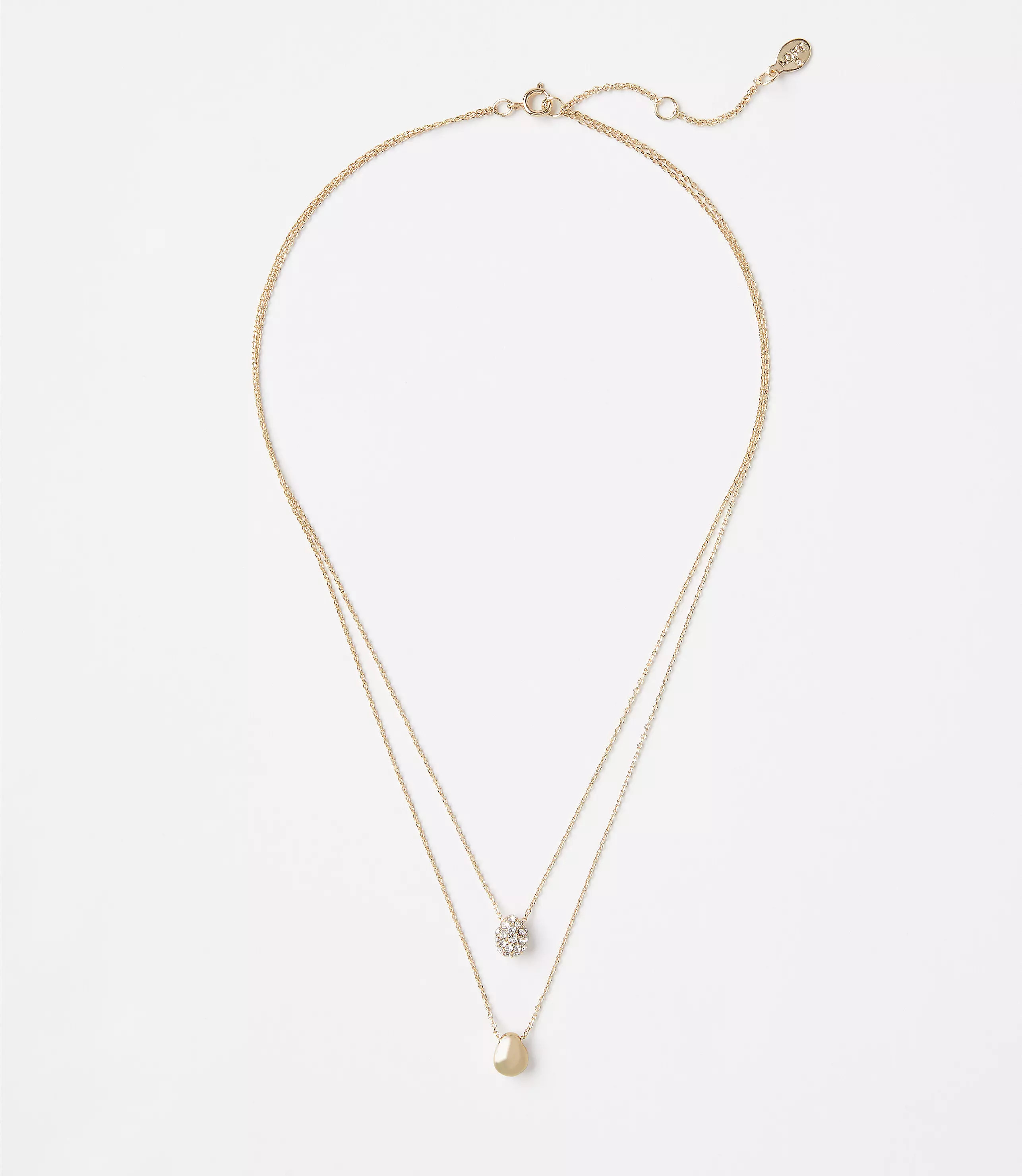 Glitzy Layered Necklace | LOFT