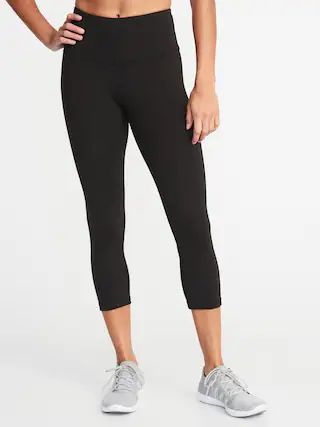 High-Waisted Elevate Crop Leggings For Women | Old Navy (US)