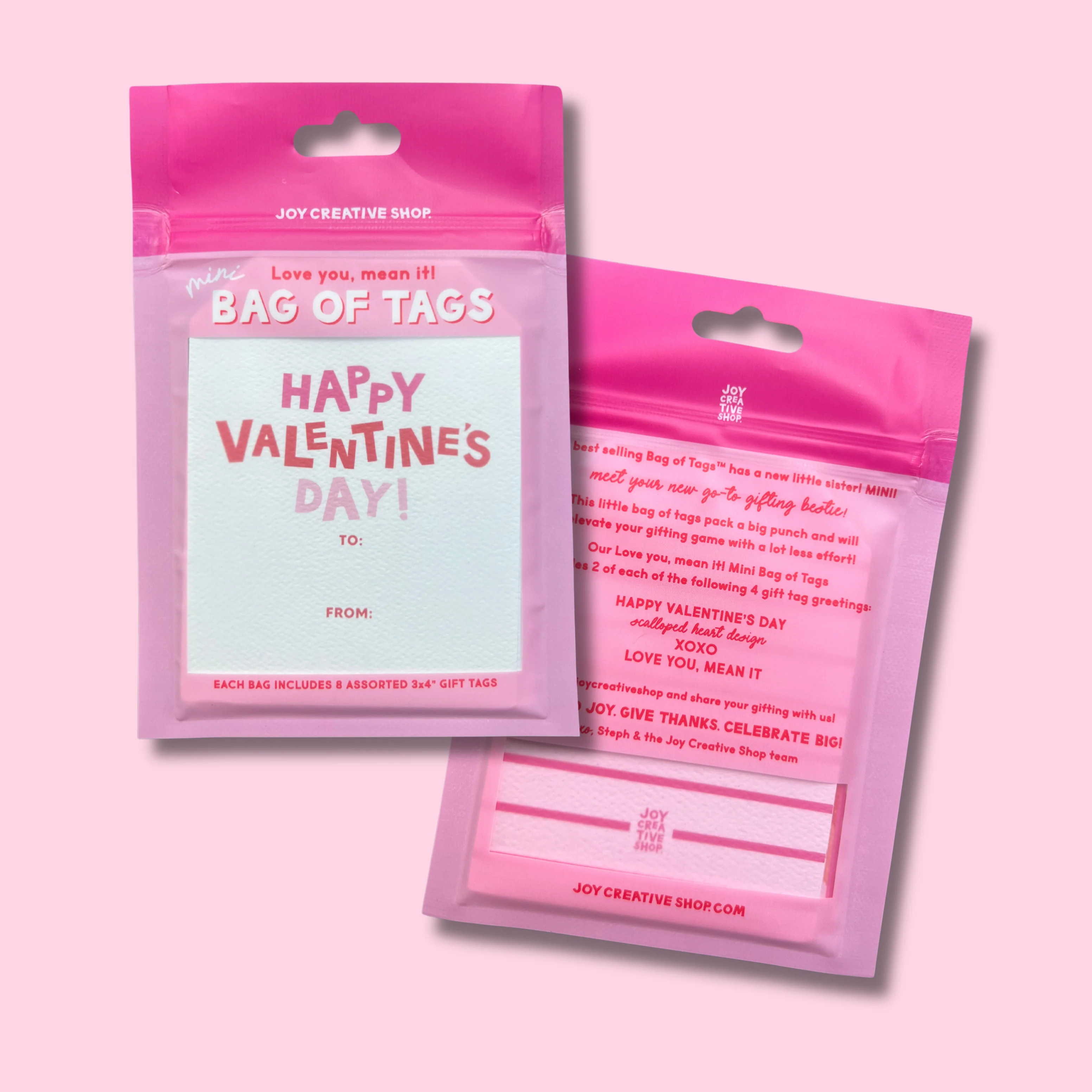 Mini Bag of Tags - Valentine's Day | Joy Creative Shop
