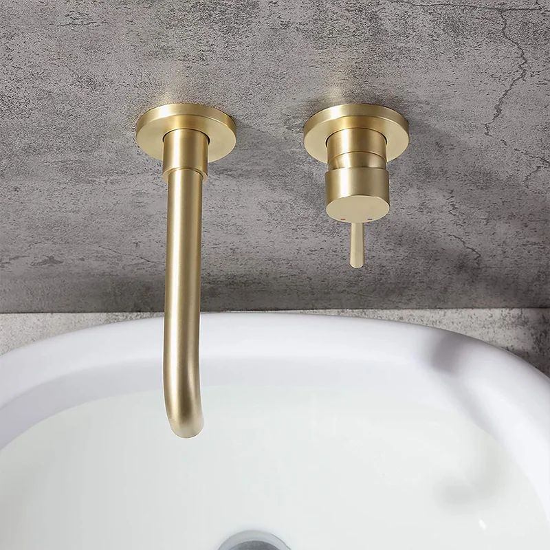 Wall Mounted Faucet Single-handle Bathroom Faucet | Wayfair North America