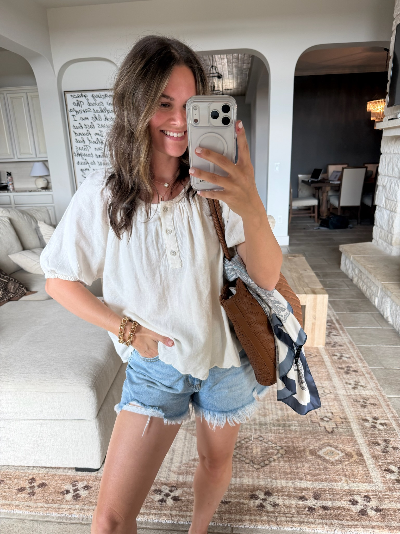 This top is so well made in a breathable linen material, perfect for summer. This color is sold out, but it comes in a really pretty yellow and also black! Such an easy, throw-on-and-go piece 

 

#LTKootd #LTKmomlife #LTKgrwm