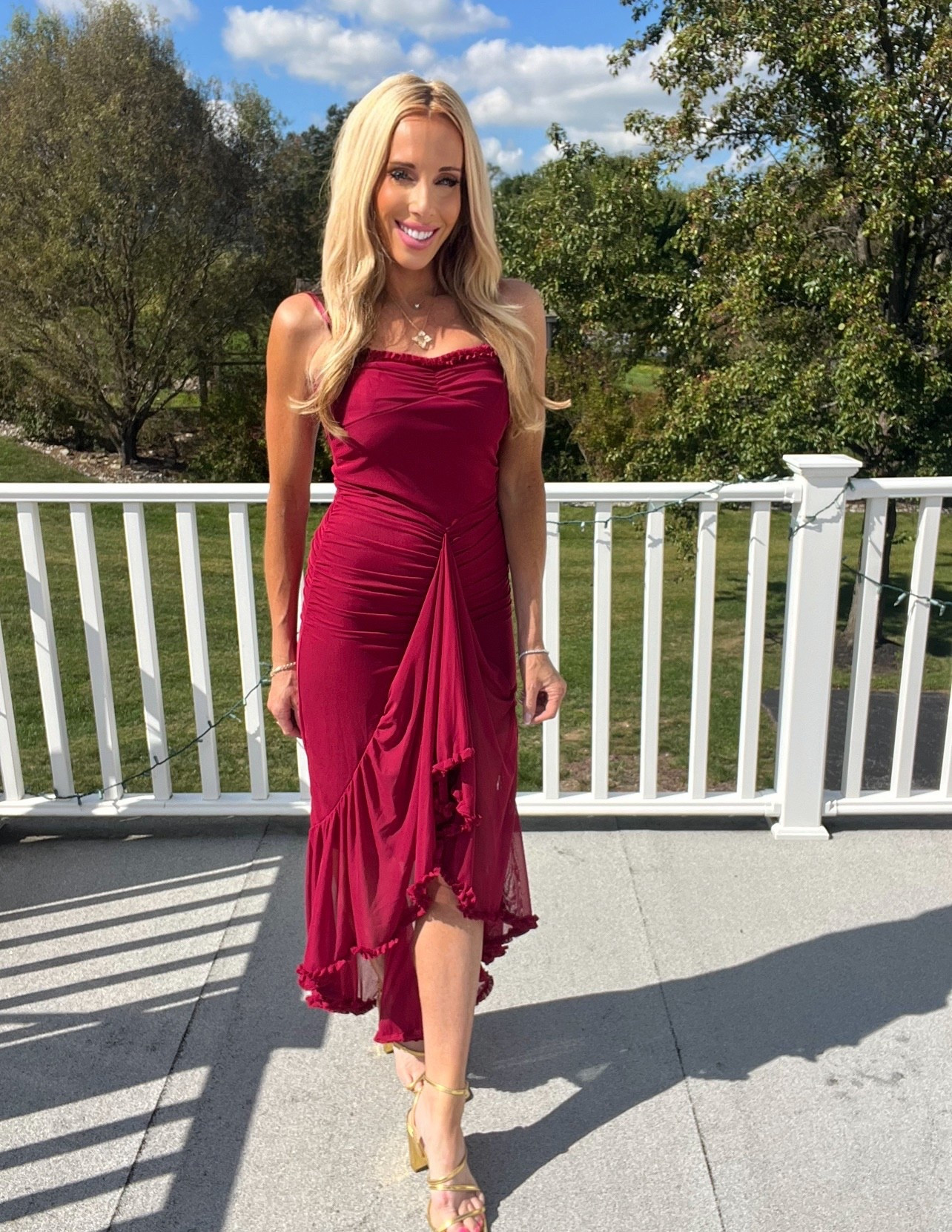 Gorgeous red ruffle event dress ❤️❤️

#LTKWedding #LTKStyleTip #LTKBeauty