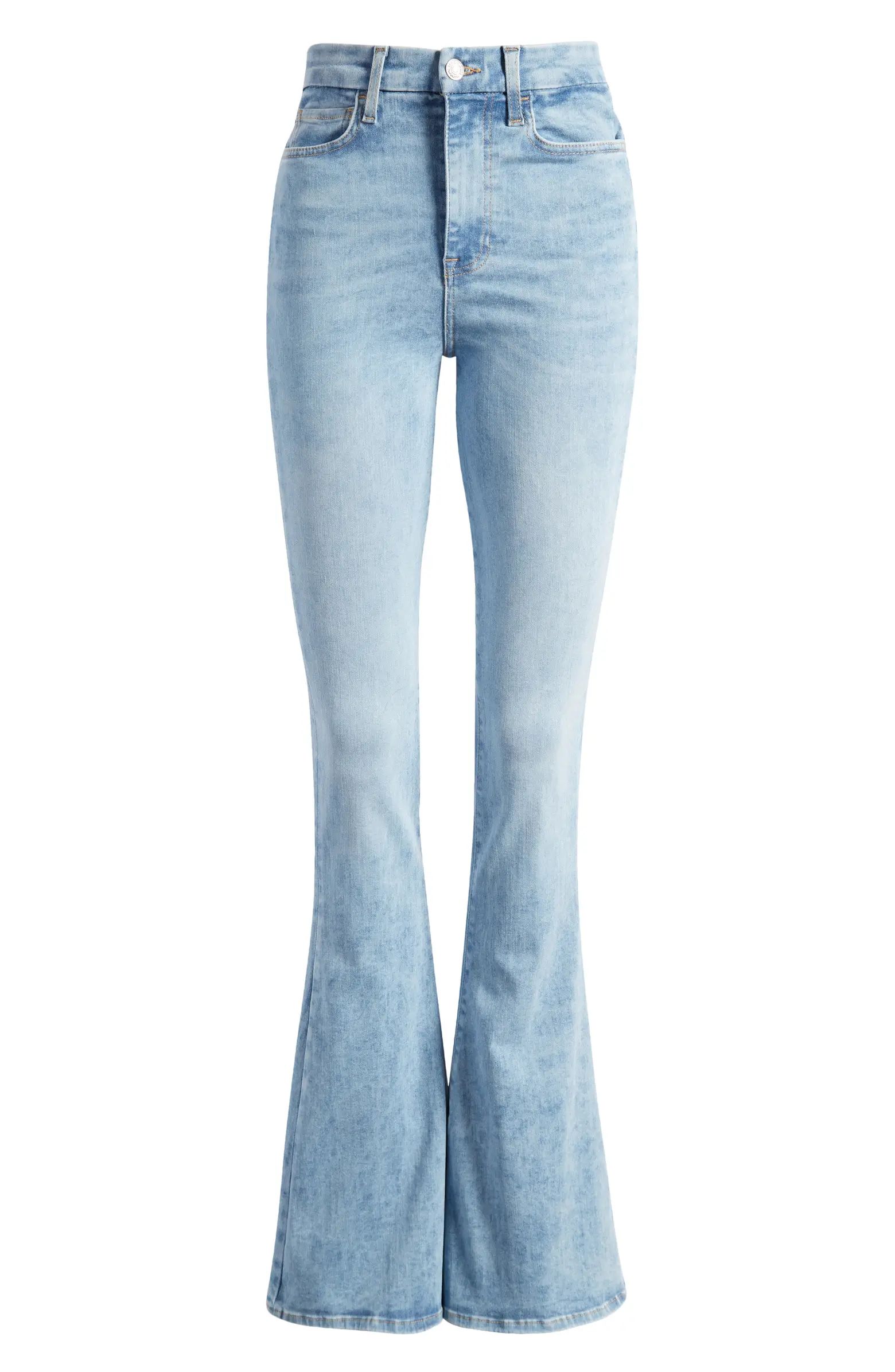 No Filter Ultra High Waist Skinny Flare Jeans | Nordstrom