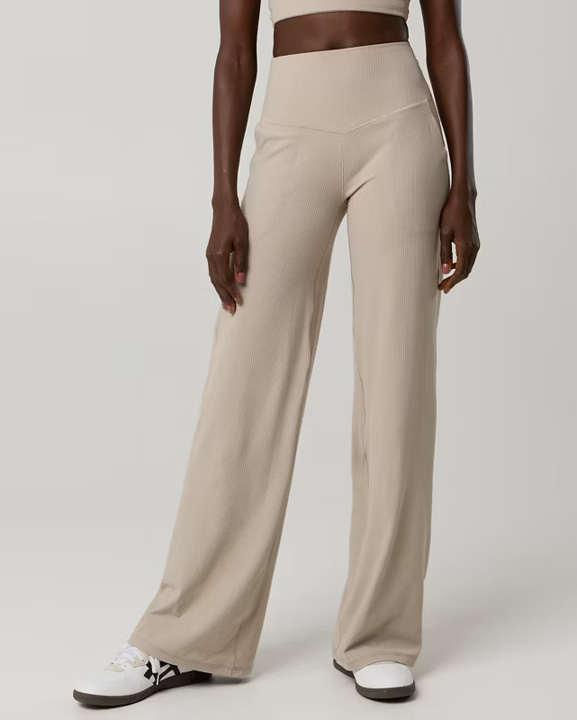 OFFLINE By Aerie Real Me XTRA High Waisted Ribbed Trouser | Aerie