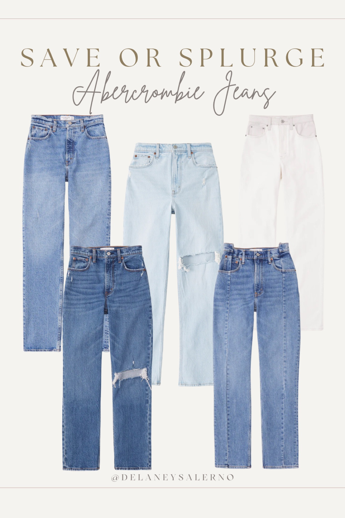 The Abercrombie jeans are worth the hype, especially when on sale ⭐️⭐️

#LTKunder100 #LTKsalealert #LTKxAF
