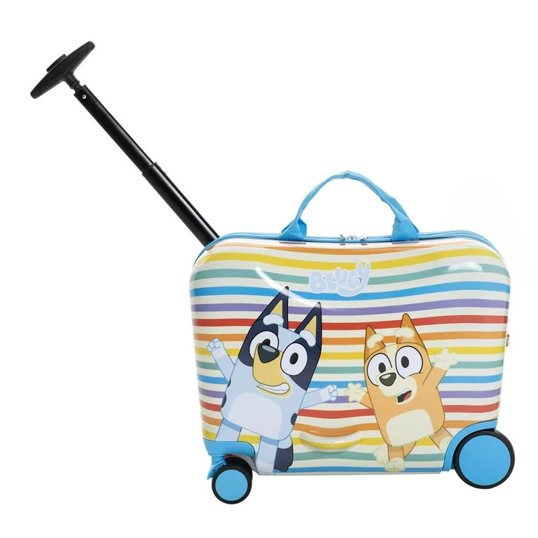 BBC Bluey Kid's Ride On Luggage - Blue | Walmart (US)