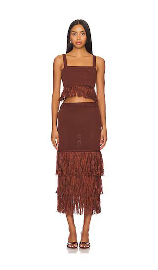 Shanda Set in Coffee Bean | Brown Maxi Dress | Fall Outfits 2024 | Revolve Clothing (Global)