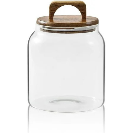 Glass Jars for Laundry Room Organization, Half-Gallon Laundry Pods Container, Glass Food Storage Jars with Airtight Lid, 1 Pack, Hand Lid | Walmart (US)