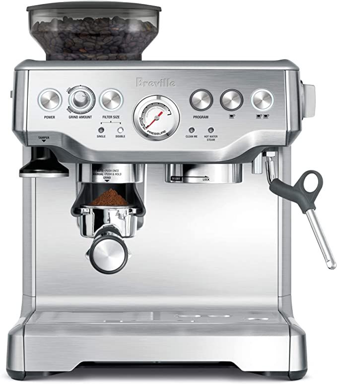 Breville BES870XL Barista Express Espresso Machine, Large, Stainless Steel | Amazon (US)