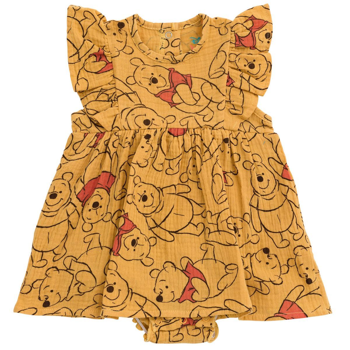 Disney Winnie the Pooh Baby Girls Cotton Gauze Dress Newborn to Infant | Target