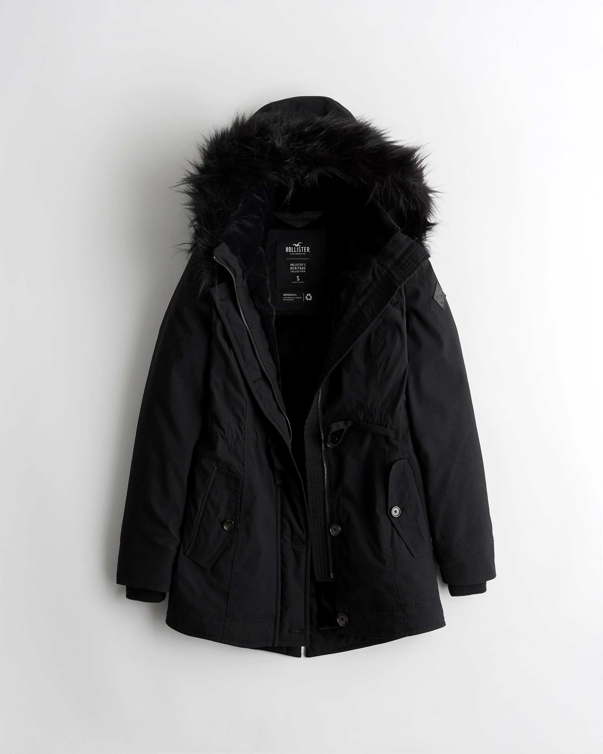 Girls Cozy-Lined Parka | Girls Jackets & Coats | HollisterCo.com | Hollister (US)