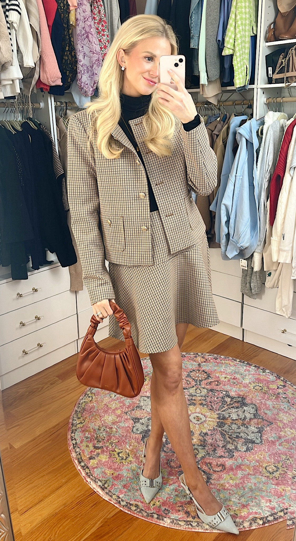 Work outfit of the day - not maternity but fits 20 week bump! I sized up 1 size in the skirt. 

#LTKBump #LTKSaleAlert #LTKWorkwear