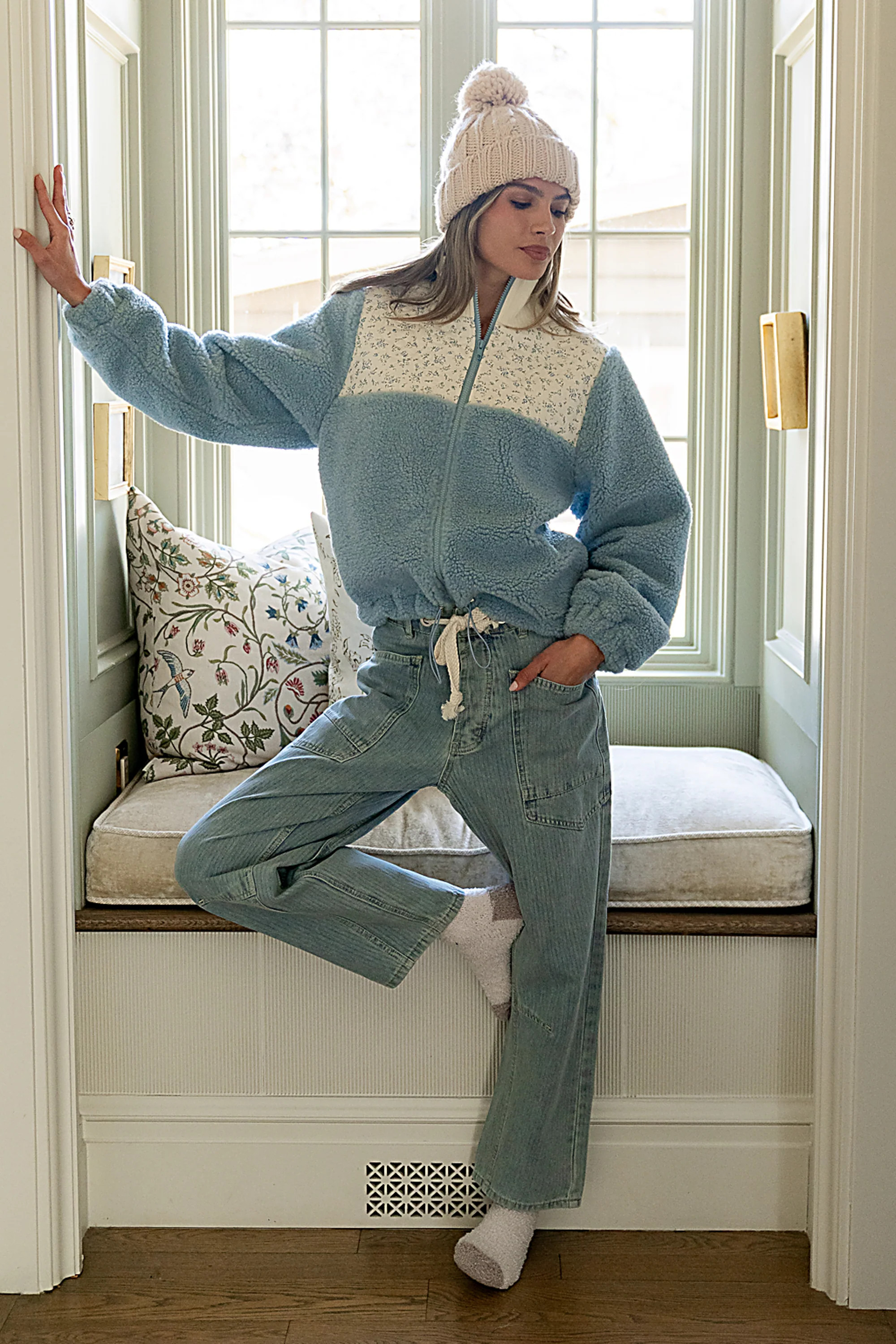 Frosty Mixed Media Jacket | Böhme US