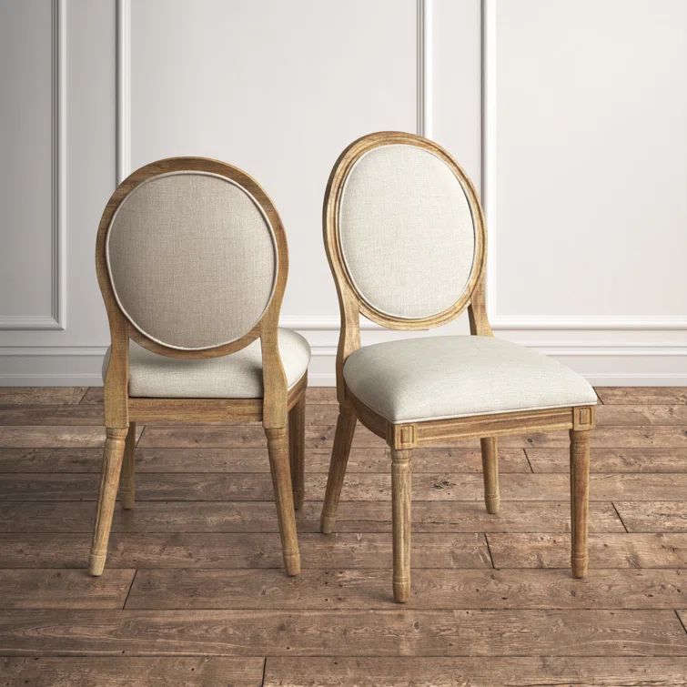 Libretto Linen Side Chair (Set of 2) | Wayfair North America