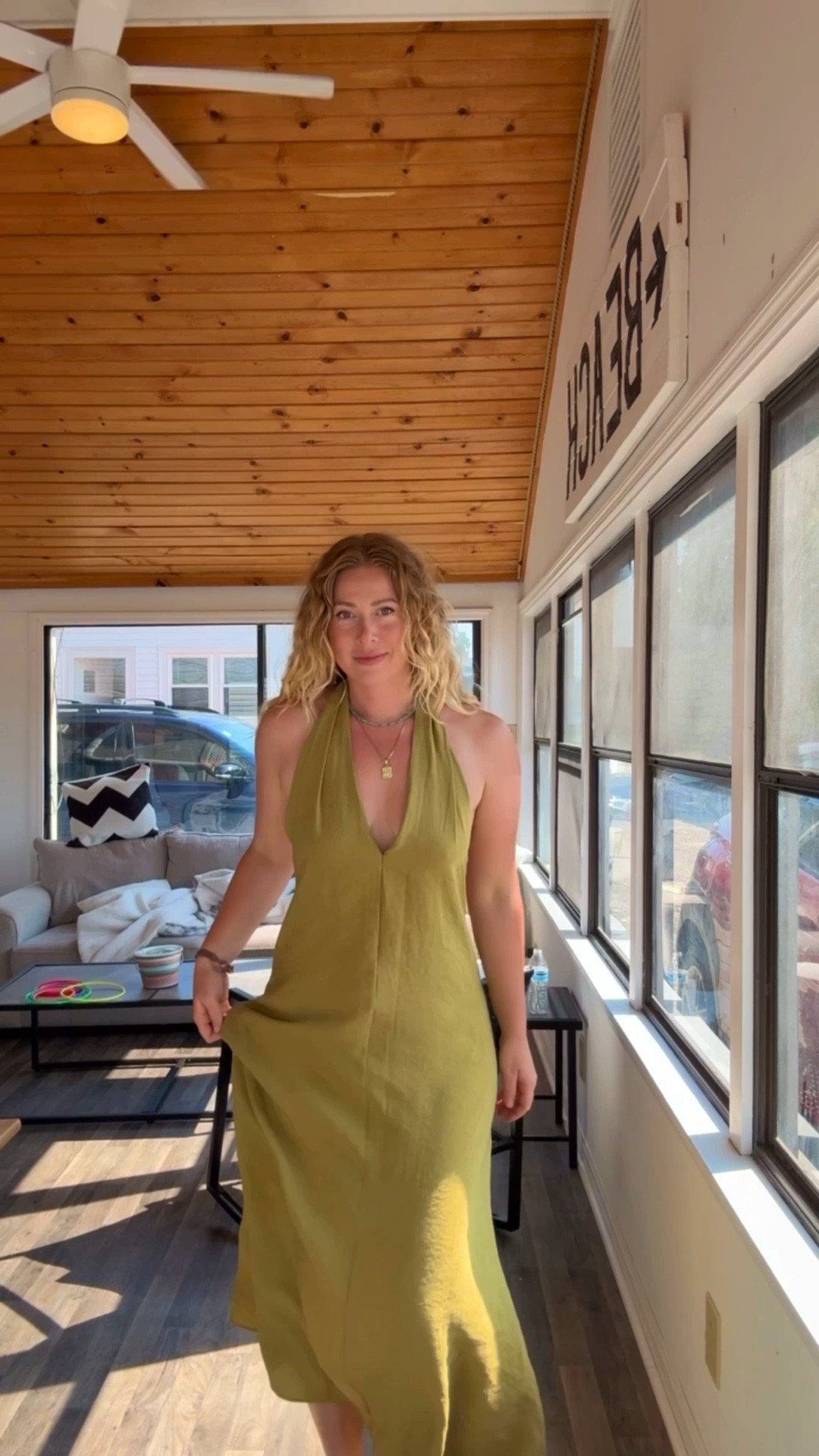 my dress for a day at the vineyards: size m (normally a size 8) 

#LTKMidsize #LTKFindsUnder100
