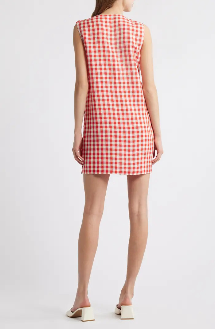 DÔEN Coralie Gingham Minidress | Nordstrom | Nordstrom